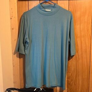 Mock Turtleneck, 3/4 sleeve